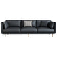 Contemporary Sofa with 3 Pillows Suare Arm Couch for Living Room Clearhalo 'furn' 'furn_sofas' 'Furniture' 'furniture_sofas' 'Living Room Furniture' 'Sofa' 'sofas' 4883076