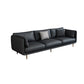 Contemporary Sofa with 3 Pillows Suare Arm Couch for Living Room Clearhalo 'furn' 'furn_sofas' 'Furniture' 'furniture_sofas' 'Living Room Furniture' 'Sofa' 'sofas' 4883077