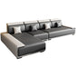 132"L Modern 5-Seat Sectional Fabric Cushion Back Sofa and Chaise Clearhalo 'furn' 'furn_sectionals' 'Furniture' 'furniture_sectionals' 'Living Room Furniture' 'Sectionals' 4883116