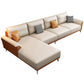 Modern Pillow Top Arm Sectional 35.43"High Cushion Back Sofa and Chaise Clearhalo 'furn' 'furn_sectionals' 'Furniture' 'furniture_sectionals' 'Living Room Furniture' 'Sectionals' 4883147