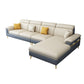 125.98" L Faux Leather Sectional Stain-Resistant Pillow Top Arm Sofa Clearhalo 'furn' 'furn_sectionals' 'Furniture' 'furniture_sectionals' 'Living Room Furniture' 'Sectionals' 4883168