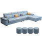 Contemporary L-shape Sectional Right Hand Facing Sofa and Chaise for Living Room Blue Clearhalo 'Furniture' 'furniture_sectionals' 'Living Room Furniture' 'Sectionals' 4883470