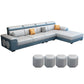Contemporary L-shape Sectional Right Hand Facing Sofa and Chaise for Living Room Light Blue-White Clearhalo 'Furniture' 'furniture_sectionals' 'Living Room Furniture' 'Sectionals' 4883477