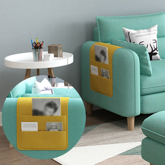 Linen Blend High Back Sofa Square Arm Slipcovered Sectional with Storag Clearhalo 'furn' 'furn_sectionals' 'Furniture' 'furniture_sectionals' 'Living Room Furniture' 'Sectionals' 4883496