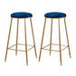 Minimalist Design Stackable Stools for Home Use Backless Barstool with Cushion Blue 2 Piece Set Clearhalo 'Bar Furniture' 'Bar Stools' 'bar_stools' 'furn' 'furn_bar_stools' 'Furniture' 'furniture_bar_stools' 'Kitchen & Dining Furniture' 4886938