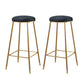 Minimalist Design Stackable Stools for Home Use Backless Barstool with Cushion Black 2 Piece Set Clearhalo 'Bar Furniture' 'Bar Stools' 'bar_stools' 'furn' 'furn_bar_stools' 'Furniture' 'furniture_bar_stools' 'Kitchen & Dining Furniture' 4886941