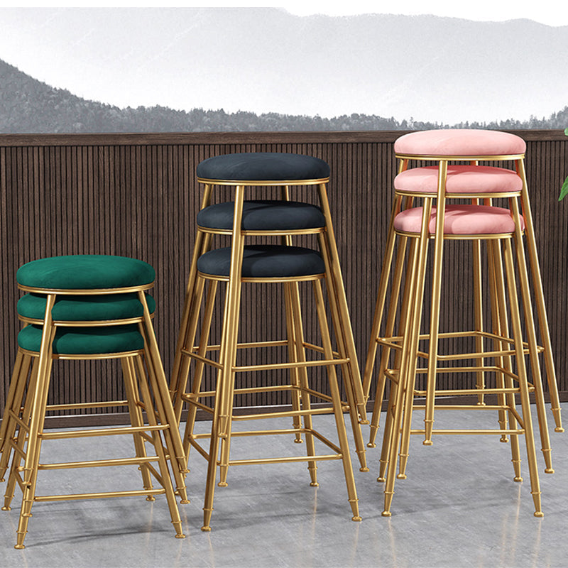 Minimalist Design Stackable Stools for Home Use Backless Barstool with Cushion Clearhalo 'Bar Furniture' 'Bar Stools' 'bar_stools' 'furn' 'furn_bar_stools' 'Furniture' 'furniture_bar_stools' 'Kitchen & Dining Furniture' 4886942