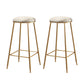 Minimalist Design Stackable Stools for Home Use Backless Barstool with Cushion White 2 Piece Set Clearhalo 'Bar Furniture' 'Bar Stools' 'bar_stools' 'furn' 'furn_bar_stools' 'Furniture' 'furniture_bar_stools' 'Kitchen & Dining Furniture' 4886943