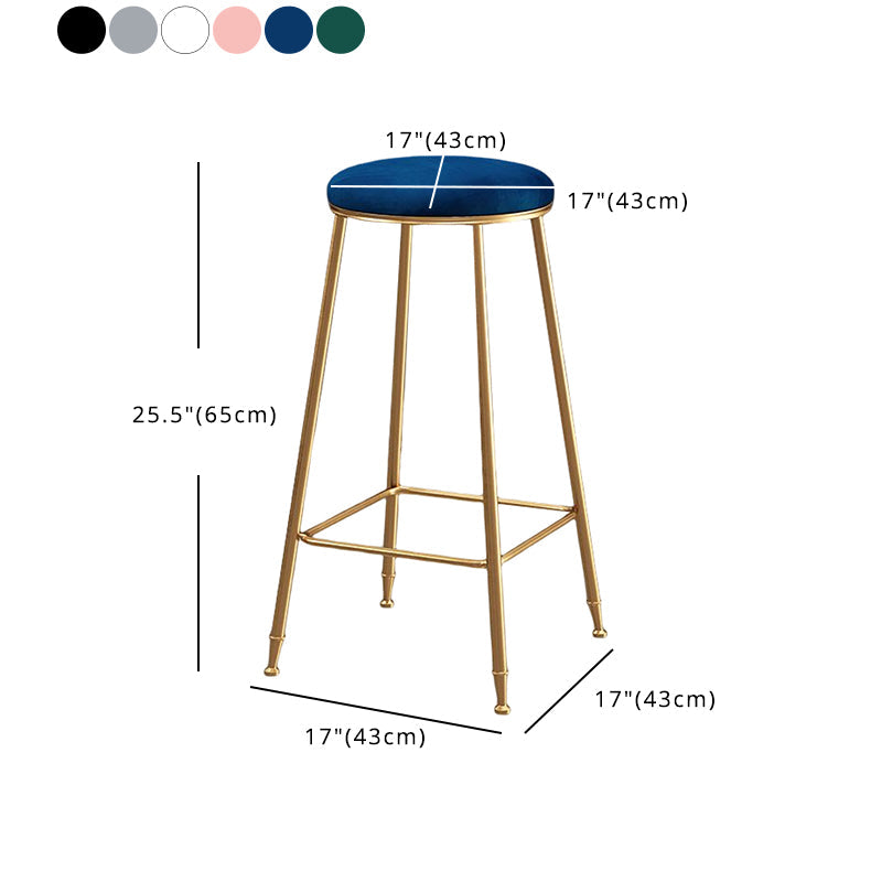 Minimalist Design Stackable Stools for Home Use Backless Barstool with Cushion Clearhalo 'Bar Furniture' 'Bar Stools' 'bar_stools' 'furn' 'furn_bar_stools' 'Furniture' 'furniture_bar_stools' 'Kitchen & Dining Furniture' 4886952