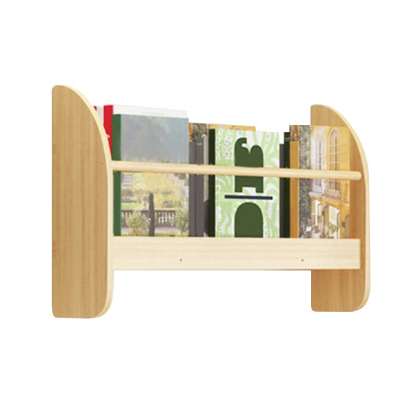 Pine Wood Wall Mounted Bookshelf Natural Scandinavian Bookcase for Bedroom 23.6"L x 4.7"W x 12.6"H Clearhalo 'Bookcases' 'Furniture' 'furniture_bookcases' 'Office Furniture' 4887043