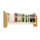 Pine Wood Wall Mounted Bookshelf Natural Scandinavian Bookcase for Bedroom 39.4"L x 4.7"W x 12.6"H Clearhalo 'Bookcases' 'Furniture' 'furniture_bookcases' 'Office Furniture' 4887046