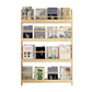 Pine Wood Wall Mounted Bookshelf Natural Scandinavian Bookcase for Bedroom Clearhalo 'Bookcases' 'Furniture' 'furniture_bookcases' 'Office Furniture' 4887059