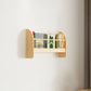 Pine Wood Wall Mounted Bookshelf Natural Scandinavian Bookcase for Bedroom Clearhalo 'Bookcases' 'Furniture' 'furniture_bookcases' 'Office Furniture' 4887061