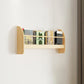 Pine Wood Wall Mounted Bookshelf Natural Scandinavian Bookcase for Bedroom Clearhalo 'Bookcases' 'Furniture' 'furniture_bookcases' 'Office Furniture' 4887063