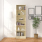 Scandinavian Manufactured Wood Standard Bookshelf Vertical Closed Back Bookcase Clearhalo 'Bookcases' 'furn' 'furn_bookcases' 'Furniture' 'furniture_bookcases' 'Office Furniture' 4887123