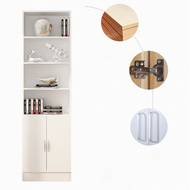 Scandinavian Manufactured Wood Standard Bookshelf Vertical Closed Back Bookcase Clearhalo 'Bookcases' 'furn' 'furn_bookcases' 'Furniture' 'furniture_bookcases' 'Office Furniture' 4887126