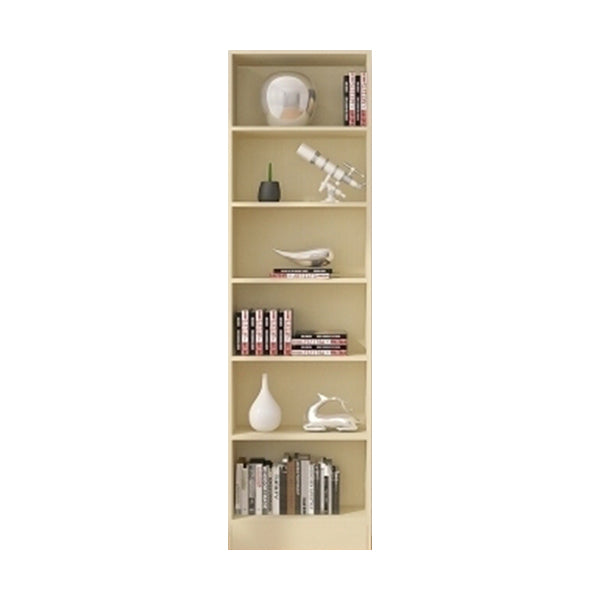 Scandinavian Manufactured Wood Standard Bookshelf Vertical Closed Back Bookcase 23.6"L x 9.4"W x 70.9"H Natural Bookcases Clearhalo 'Bookcases' 'furn' 'furn_bookcases' 'Furniture' 'furniture_bookcases' 'Office Furniture' 4887132
