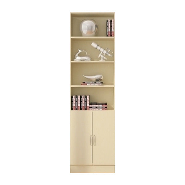 Scandinavian Manufactured Wood Standard Bookshelf Vertical Closed Back Bookcase 23.6"L x 9.4"W x 70.9"H Natural Cabinets Clearhalo 'Bookcases' 'furn' 'furn_bookcases' 'Furniture' 'furniture_bookcases' 'Office Furniture' 4887138