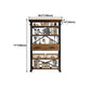 Solid Wood Bookshelf Industrial Style Open Back Bookcase for Home Office Clearhalo 'Bookcases' 'furn' 'furn_bookcases' 'Furniture' 'furniture_bookcases' 'Office Furniture' 4887161