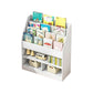 Manufactured Wood Ladder Bookshelf Scandinavian Vertical Closed Back Bookcase 32.3"L x 11.8"W x 39.4"H White Clearhalo 'Bookcases' 'furn' 'furn_bookcases' 'Furniture' 'furniture_bookcases' 'Office Furniture' 4887174