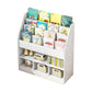 Manufactured Wood Ladder Bookshelf Scandinavian Vertical Closed Back Bookcase 36.2"L x 11.8"W x 39.4"H White Clearhalo 'Bookcases' 'furn' 'furn_bookcases' 'Furniture' 'furniture_bookcases' 'Office Furniture' 4887175