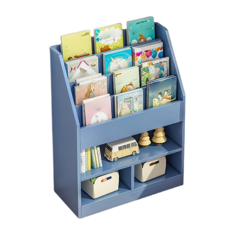 Manufactured Wood Ladder Bookshelf Scandinavian Vertical Closed Back Bookcase Clearhalo 'Bookcases' 'furn' 'furn_bookcases' 'Furniture' 'furniture_bookcases' 'Office Furniture' 4887178