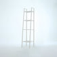 Scandinavian Open Ladder Bookshelf Metal Bookcase for Living Room 13.8"L x 13.8"W x 57.9"H White Clearhalo 'Bookcases' 'furn' 'furn_bookcases' 'Furniture' 'furniture_bookcases' 'Office Furniture' 4887202
