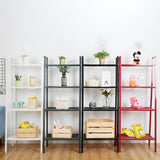 Scandinavian Open Ladder Bookshelf Metal Bookcase for Living Room Clearhalo 'Bookcases' 'furn' 'furn_bookcases' 'Furniture' 'furniture_bookcases' 'Office Furniture' 4887215