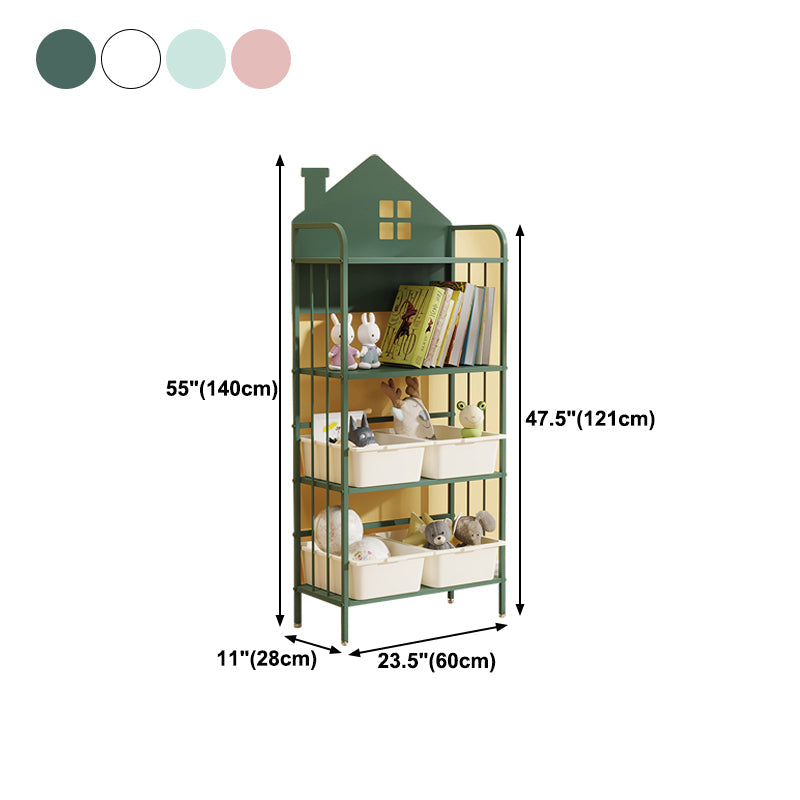 Open Back Bookshelf Scandinavian Style Bookcase for Home Study Room Clearhalo 'Bookcases' 'furn' 'furn_bookcases' 'Furniture' 'furniture_bookcases' 'Office Furniture' 4887277