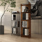 Closed Back Bookcase Scandinavian Style Bookshelf for Home Office Study Room Clearhalo 'Bookcases' 'furn' 'furn_bookcases' 'Furniture' 'furniture_bookcases' 'Office Furniture' 4887278
