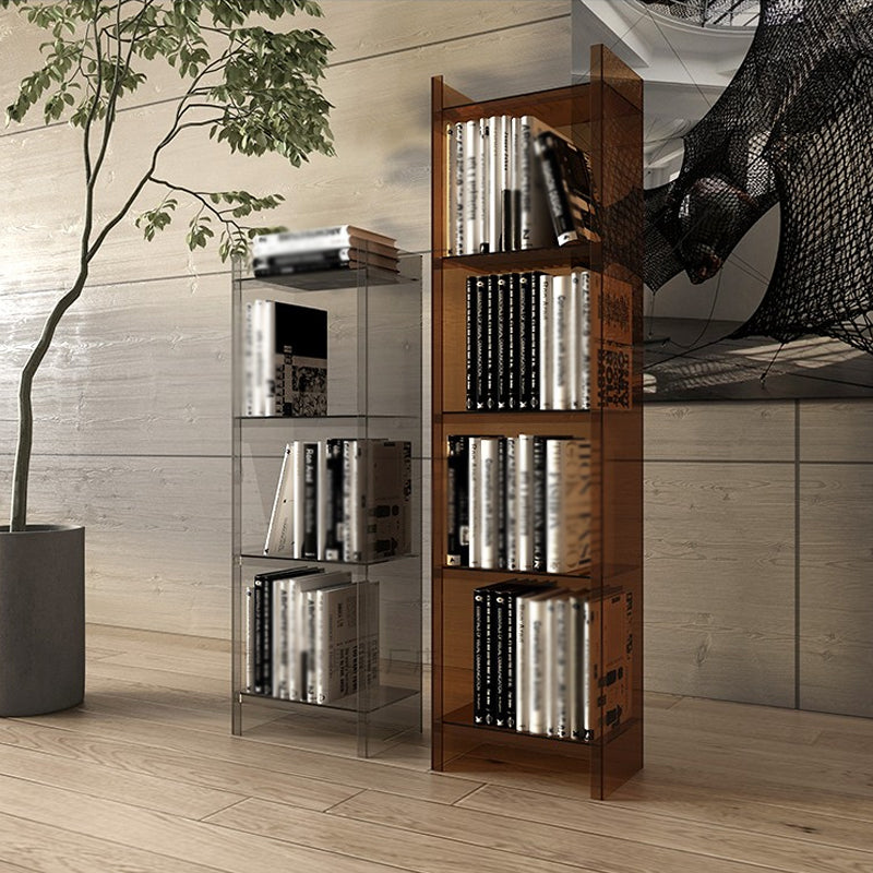 Closed Back Bookcase Scandinavian Style Bookshelf for Home Office Study Room Clearhalo 'Bookcases' 'furn' 'furn_bookcases' 'Furniture' 'furniture_bookcases' 'Office Furniture' 4887278