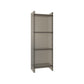 Closed Back Bookcase Scandinavian Style Bookshelf for Home Office Study Room 15.7"L x 9.8"W x 46.5"H Grey Clearhalo 'Bookcases' 'furn' 'furn_bookcases' 'Furniture' 'furniture_bookcases' 'Office Furniture' 4887279