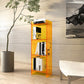 Closed Back Bookcase Scandinavian Style Bookshelf for Home Office Study Room Clearhalo 'Bookcases' 'furn' 'furn_bookcases' 'Furniture' 'furniture_bookcases' 'Office Furniture' 4887282
