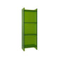 Closed Back Bookcase Scandinavian Style Bookshelf for Home Office Study Room 15.7"L x 9.8"W x 46.5"H Green Clearhalo 'Bookcases' 'furn' 'furn_bookcases' 'Furniture' 'furniture_bookcases' 'Office Furniture' 4887294