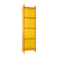 Closed Back Bookcase Scandinavian Style Bookshelf for Home Office Study Room 15.7"L x 9.8"W x 59.8"H Orange Clearhalo 'Bookcases' 'furn' 'furn_bookcases' 'Furniture' 'furniture_bookcases' 'Office Furniture' 4887300