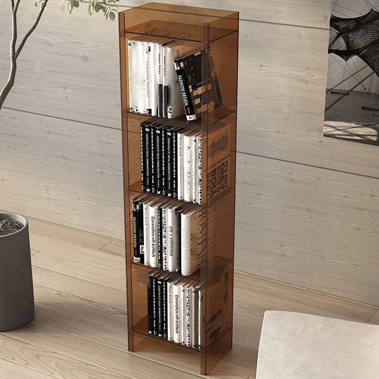 Closed Back Bookcase Scandinavian Style Bookshelf for Home Office Study Room Clearhalo 'Bookcases' 'furn' 'furn_bookcases' 'Furniture' 'furniture_bookcases' 'Office Furniture' 4887302