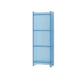 Closed Back Bookshelf Scandinavian Style Bookcase for Home Office 15.7"L x 9.8"W x 46.5"H Ocean Blue Clearhalo 'Bookcases' 'furn' 'furn_bookcases' 'Furniture' 'furniture_bookcases' 'Office Furniture' 4887337