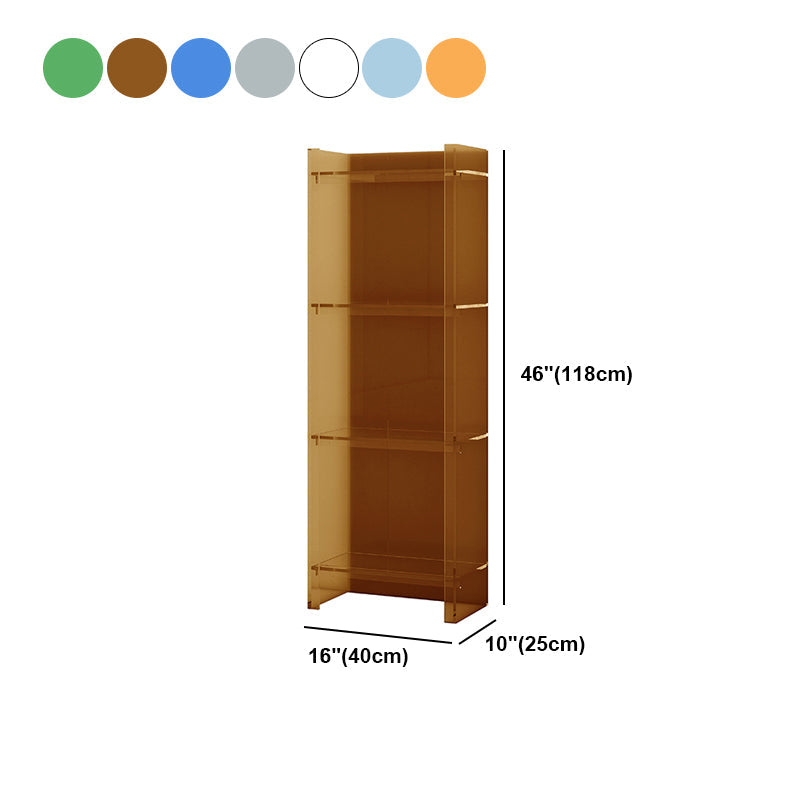 Closed Back Bookshelf Scandinavian Style Bookcase for Home Office Clearhalo 'Bookcases' 'furn' 'furn_bookcases' 'Furniture' 'furniture_bookcases' 'Office Furniture' 4887354