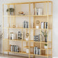 Metal Open Back Bookshelf Industrial Vertical Bookcase for Living Room Clearhalo 'Bookcases' 'furn' 'furn_bookcases' 'Furniture' 'furniture_bookcases' 'Office Furniture' 4887383