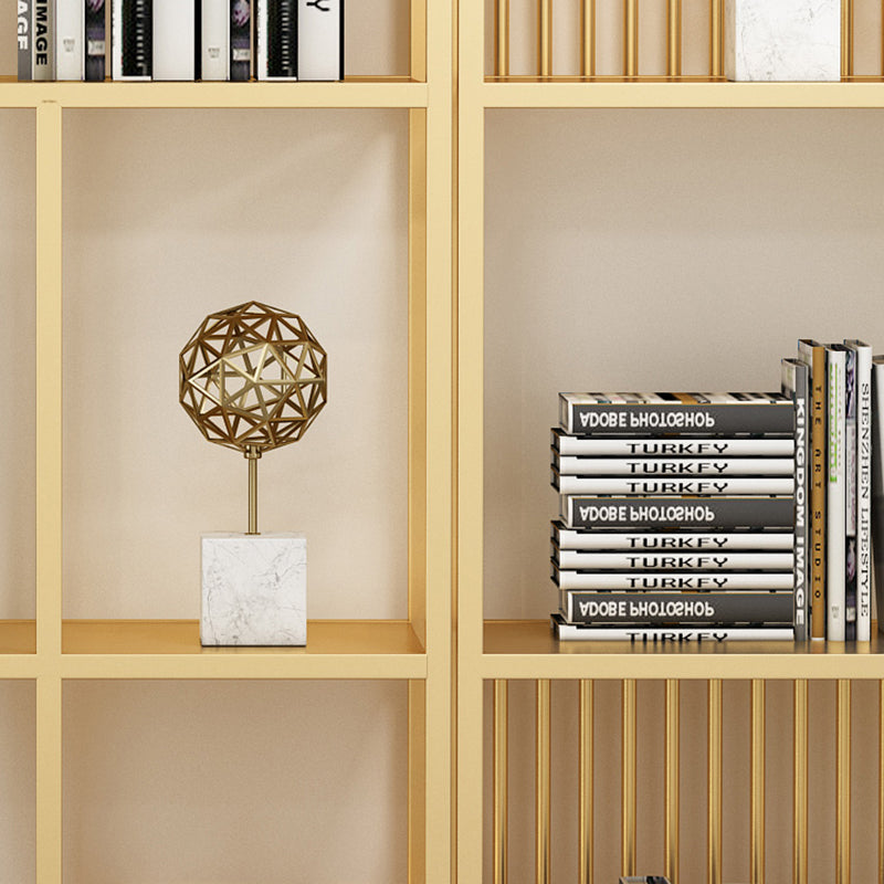 Metal Open Back Bookshelf Industrial Vertical Bookcase for Living Room Clearhalo 'Bookcases' 'furn' 'furn_bookcases' 'Furniture' 'furniture_bookcases' 'Office Furniture' 4887392