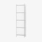 Acrylic Bookshelf Scandinavian Style Closed Back Bookcase for Home Office Study Room 15.7"L x 9.8"W x 59.8"H Clear Clearhalo 'Bookcases' 'furn' 'furn_bookcases' 'Furniture' 'furniture_bookcases' 'Office Furniture' 4887415