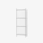 Acrylic Bookshelf Scandinavian Style Closed Back Bookcase for Home Office Study Room 15.7"L x 9.8"W x 46.5"H Clear Clearhalo 'Bookcases' 'furn' 'furn_bookcases' 'Furniture' 'furniture_bookcases' 'Office Furniture' 4887421