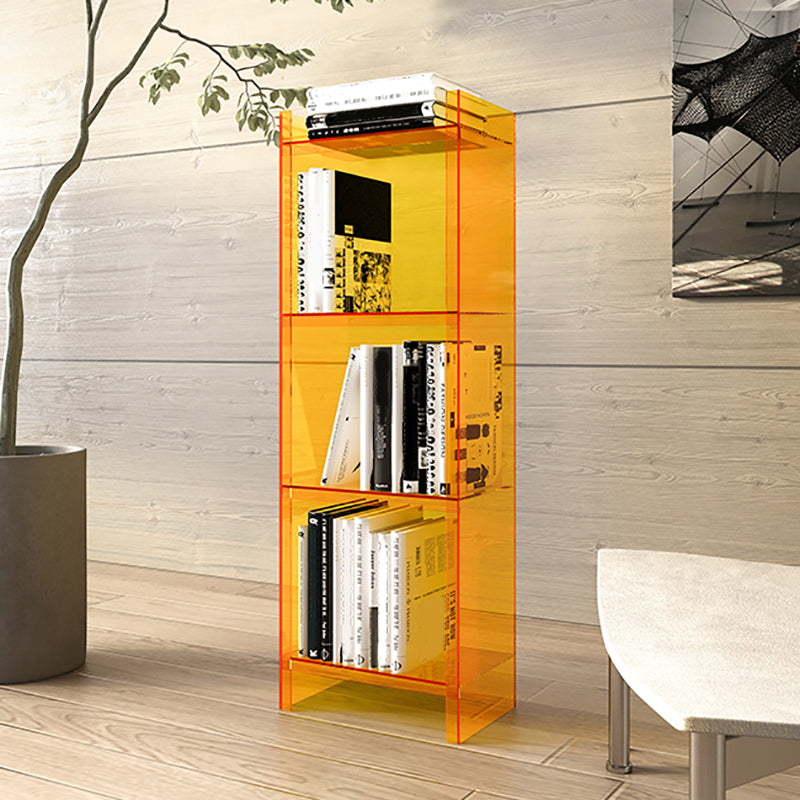 Acrylic Bookshelf Scandinavian Style Closed Back Bookcase for Home Office Study Room Clearhalo 'Bookcases' 'furn' 'furn_bookcases' 'Furniture' 'furniture_bookcases' 'Office Furniture' 4887425