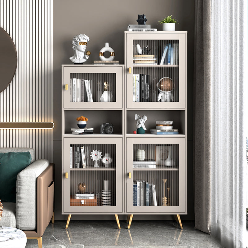 Engineered Wood Standard Bookcase Modern Closed Back Bookshelf for Home Clearhalo 'Bookcases' 'furn' 'furn_bookcases' 'Furniture' 'furniture_bookcases' 'Office Furniture' 4887434
