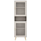 Engineered Wood Standard Bookcase Modern Closed Back Bookshelf for Home Clearhalo 'Bookcases' 'furn' 'furn_bookcases' 'Furniture' 'furniture_bookcases' 'Office Furniture' 4887439