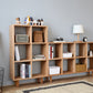 Natural Scandinavian Etagere Bookshelf White Oak Open Bookcase Clearhalo 'Bookcases' 'furn' 'furn_bookcases' 'Furniture' 'furniture_bookcases' 'Office Furniture' 4887465