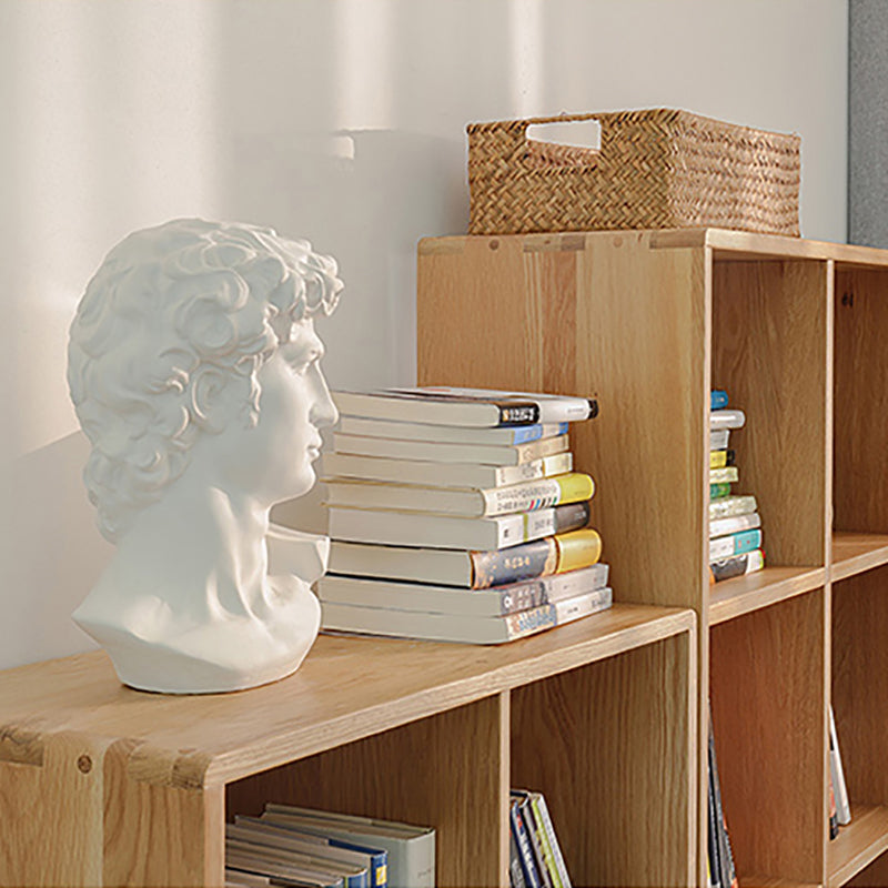 Natural Scandinavian Etagere Bookshelf White Oak Open Bookcase Clearhalo 'Bookcases' 'furn' 'furn_bookcases' 'Furniture' 'furniture_bookcases' 'Office Furniture' 4887471