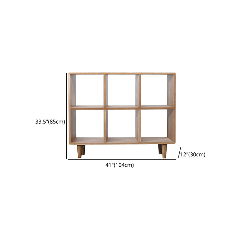 Natural Scandinavian Etagere Bookshelf White Oak Open Bookcase Clearhalo 'Bookcases' 'furn' 'furn_bookcases' 'Furniture' 'furniture_bookcases' 'Office Furniture' 4887476