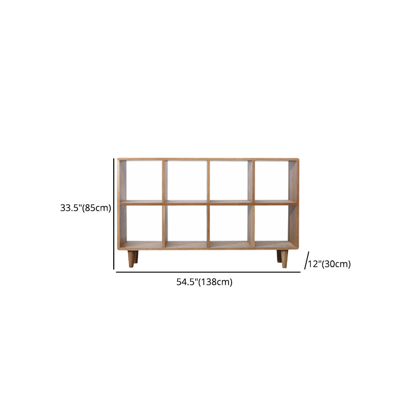 Natural Scandinavian Etagere Bookshelf White Oak Open Bookcase Clearhalo 'Bookcases' 'furn' 'furn_bookcases' 'Furniture' 'furniture_bookcases' 'Office Furniture' 4887477