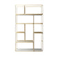 Glam Style Metal Bookshelf Etagere Shelf Bookcase for Home Office Clearhalo 'Bookcases' 'furn' 'furn_bookcases' 'Furniture' 'furniture_bookcases' 'Office Furniture' 4887491